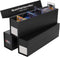 BCW QuickFold Card Boxes for Magnetics and Toploaders - Magnetic Closure Trading Card Storage Box, Fits 850-1200 Cards
