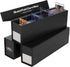 BCW QuickFold Card Boxes for Magnetics and Toploaders - Magnetic Closure Trading Card Storage Box, Fits 850-1200 Cards