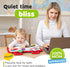 1-3, 1 deMoca Busy Book for Toddlers Quiet Montessori Airplane Activity Book, Travel Learning Toy Board for Year Old