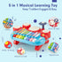 Baby Musical Toys, 3 in 1 Piano Keyboard Xylophone Drum Set for 1 Year Old Girls, Learning Toys for Toddlers 1-3