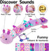 Tummy 0-3-6-12 Sumobaby Infant Baby Musical Stuffed Animal Activity Soft Toys with Multi-Sensory Crinkle, Rattle