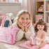 5 Set, BABESIDE Pcs Baby Doll Diaper Bag Cute Cat Patterns Baby Doll Accessories with Pink Dolls Diaper Bag Changing