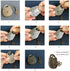 Lock and Unlocking 3D Brain Teasers Puzzles, Classic Toy Cast Metal Disentanglement Puzzles