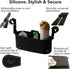roo go Universal Silicone Stroller Organizer | Waterproof, Easy-Clean Caddy with Secure Cup Holders & Organized
