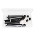 cSeao 10-Pack M6 70mm Black Socket Cap Screws and Barrel Nuts Set for Furniture Crib Chairs Baby Bed