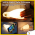 7 Cute Duck Night Light: LED Baby Silicone Duck Lamp - Colors Kids Night Lamp - Rechargeable Nursery Nightlight - Timer