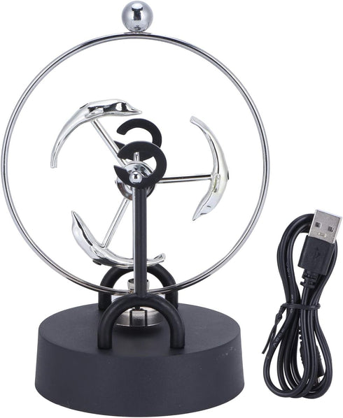 Perpetual Motion Desk Toy - Magnetic Levitation Physical Science Toy for Kids, USB or Battery Use