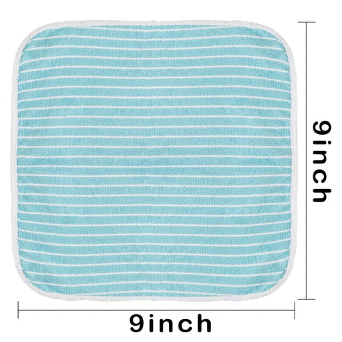 24Pack 9''x 9'' Softan Baby Washcloths, Baby Wash Cloths Extra Soft & Ultra Absorbent, Baby Towels and Washcloths Face