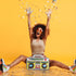 meekoo Inflatable Boombox, 16.5 Inches 80s 90s Party Decorations for Rappers Hip Hop Costume