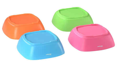 Bakerpan Silicone Bowls for Babies, Toddlers Bowls, Camping Bowls, Travel Bowls - Set of 4 (Multi) by Bakerpan