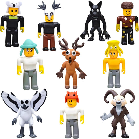 Lemoneon 99 Nights in the Forest Action Figures Toys 10 Pcs -