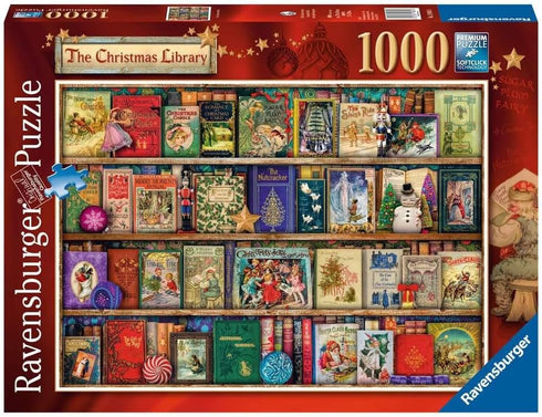 Ravensburger The Christmas Library, 1000pc Jigsaw Puzzle