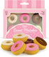Genuine Fred Sweet Mistakes Donut Erasers - Set of 6 Vanilla Scented Fun for School or Home