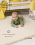 50x50 Tummy YOSING Padded Baby Play Mat, Vegan Leather Playpen Mat, Waterproof Time Mat for Boy& Girl, Extra Thick