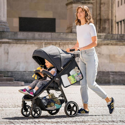 Accmor Universal Stroller Organizer, Side Sling Stroller Organizer, Mesh Cargo Net Stroller Storage Caddy Accessories