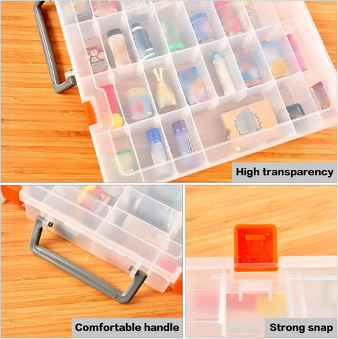 FULLCASE Collector Case for Mini Brands 5 Surprise Series 1 2 3 4 - Storage Organizer for Miniature Collectible Toys