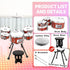 3-5 Set 5 3 4 5 4-6 Toy Drum Kit for Kids Toddler Rock Drum with Drums Musical Instrument Toys for Year Old Boys Girls