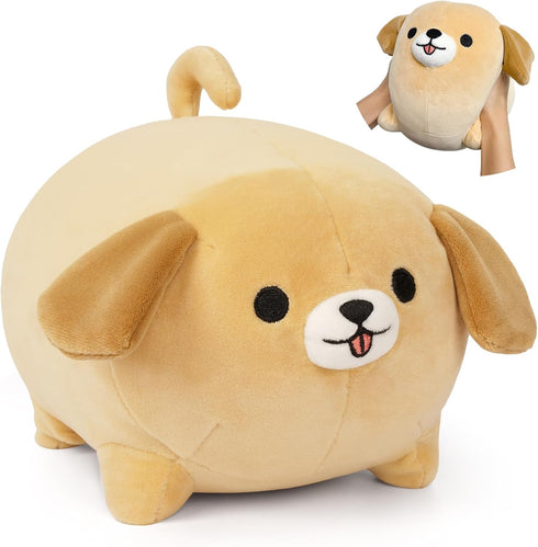 Dog Plush Pillow, 8 inch Puppy Stuffed Animal Toy, Cute Soft Hugging Pillow Gift for Kids