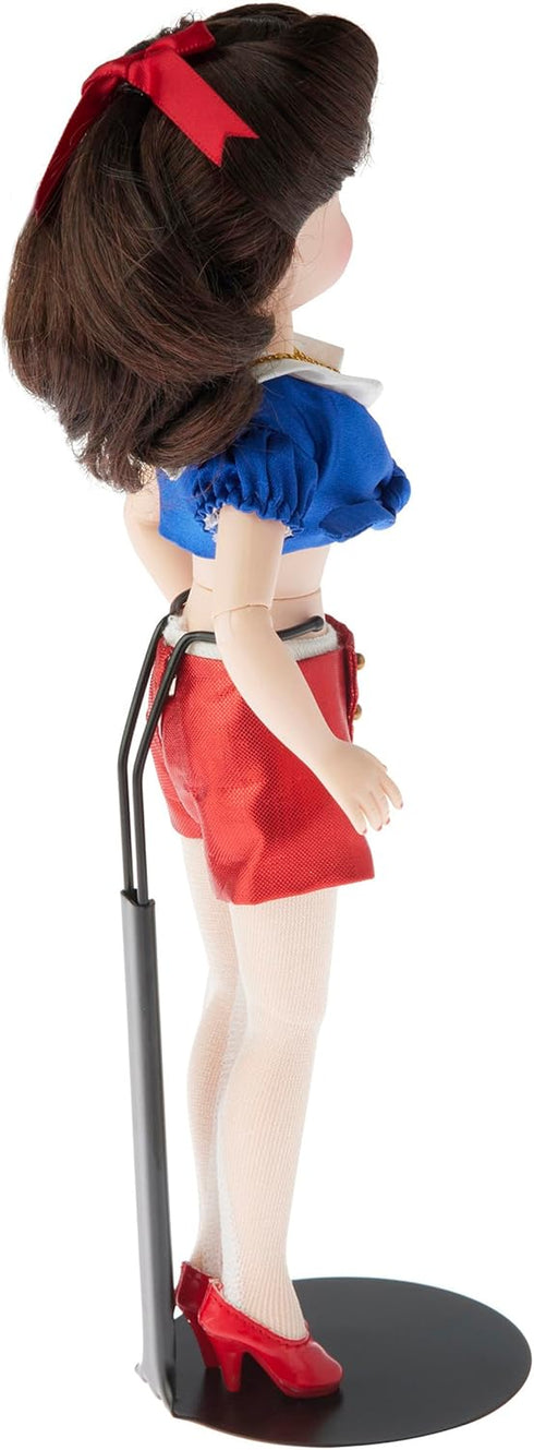 Plymor DSP-5125B Black Adjustable Doll Stand, Fits 10-12 inch Slim Waist Dolls, Pack of 6