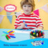 FXYRTKLCZ 36 2-4, 4-8 1-3, Peanut Crayons for Kids Colors Washable Toddler Crayon, Non-Toxic Baby Crayon for Ages