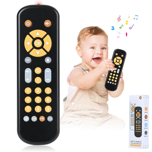 GUIGUZHJ Baby TV Remote Control Toy for 6 Months+, Play Remote Musical Toys