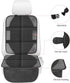 600D 1 Pack Car Seat Protector with Thickest Padding,Waterproof with Storage Pockets,Non-Slip Pets Fabric Child Baby