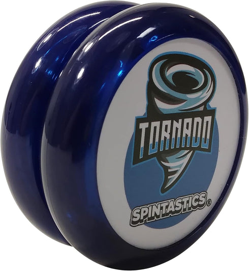 Tornado - Looping Yo-Yo, Classic Shape, Ball-Bearing Axle, Designed by World Yo-Yo Champion (Blue)