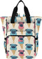 SUABO Dog Shaped Ice Cream Pattern Baby Diaper Bag Backpack Large Bag Waterproof