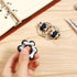 Gejoy Fidget Toy Set with Six Roller Chain Fidget and Key Flippy Chain Stress Reducers for Autism Relief
