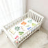 CZXW 52" 28" Watercolor Books Colorful Crib Sheets Fitted x Natural Cotton Soft & Breathable for Baby Crib Mattress