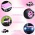 Carox Remote Control Car for Girls, 160 mins Pink RC Convertible Truck with Doll & Sticker, 1:16 Scale, Ages 4-12