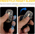 DFS-47 DjuiinoStar Silent Fidget Slider (Carbon Fiber + Glass Fiber), CNC Machined Free-Floating Push Slider, Addictive
