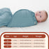 1.0 0-6 TOG Preemie Swaddle Sleep Sack, Adjustable Wearable Blanket for Infants Newborns Months