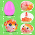 24 Pack 3D KissFuture Prefilled Easter Eggs with Animal Pop Balls Toys, Easter Eggs Filled for Egg Hunt ,Easter Baskets