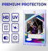 Basthalan 50ct 35pt Magnetic Card Holder, One Touch Card Holder, U-V Protectors Hard Plastic for Trading Cards, Magnet