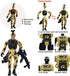 Baimiby 4-7, 6 Playset Set 3+ Army Men Action Figure, Soldiers Toy for Boys Age Pcs Special Force Action Figure