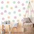 BBTO Daisy Wall Decal Flower Vinyl Wall Decals Daisy Stickers Floral Decals Peel and Stick for Nursery Art Bedroom