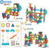 110 3D Set, Contixo STEM Building Toys - pcs Marble Magnetic Run Tiles Learning Stacking Educational Building Blocks