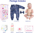 20 Inch 3 Aori Weighted Reborn Baby Doll - Hyper Realistic Lifelike Newborn Girl with Outfit, Collectible Soft Body