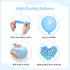 FOTIOMRG 110pcs 18 12 10 5 inch Pack Light Blue Balloon Garland Arch Kit, Light Blue Latex Balloons Different Sizes