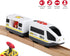 Battery Operated Wooden Train Set Accessories, Remote Control Locomotive Train Vehicles for Wood Tracks, Fits All Major