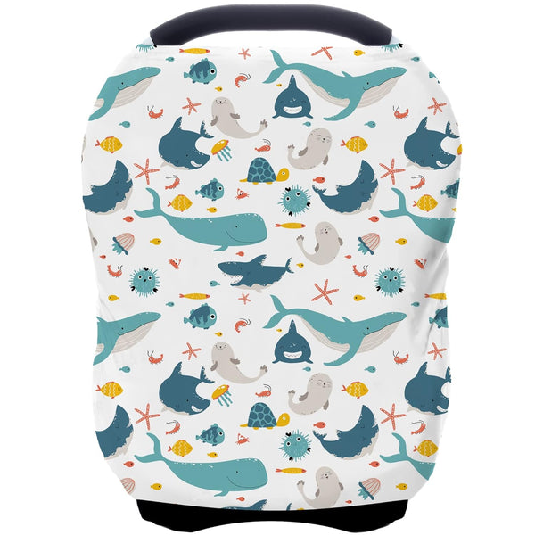 Car Seat Covers for Babies - Multi- use Nursing Carseat Canopy, Breastfeeding