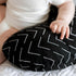 Yosoo Classic Black Print U Shape Breastfeeding Pillow Cover, Washable Nursing Pillowcase for Moms, Breastfeeding