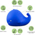 caaocho Pure Natural Rubber Bath Toy - Kala The Whale Baby Toy - Hole Free, BPA Free Bath Toys for Infants, Without