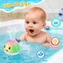 6-12 12-18 1-3 2-4, Summer 1 WAVISA Light Up Whale Bath Toys Sprinkler for Babies Months, Kids Ages Baby Infant Toddler