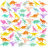 OuMuaMua 78pcs Glow in the Dark Dinosaur Toys Set, Mini Plastic Realistic