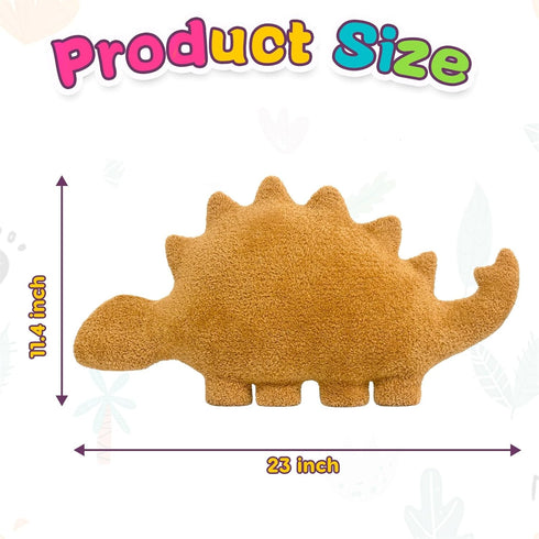 Andywoo Dino Chicken Plush Nuggets Pillow for Funny Birthday Gifts, Cute Funny Stuffed Animals Toy for Boy and Girl