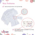 18 Inch 5-Pack 18" Emily Rose Doll Clothes Value Basics Bright White Long Sleeved T-Shirts Tees for Party Gift Crafting