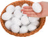 24 ZEAYEA Pieces Wooden Fake Eggs, White Faux Eggs for DIY Easter Eggs, Crafts and Easter Decorations, Fake Egg