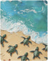 Vdsrup 39 27 5In Crib Sheets for Boys Girl Beach Turtles Neutral Mini Crib Mattress Sheets Fitted, Toddler Baby Sheets